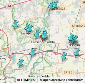 Mappa Via D. Alighieri, 20062 Cassano d'Adda MI, Italia (4.26563)