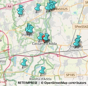 Mappa Via D. Alighieri, 20062 Cassano d'Adda MI, Italia (4.38737)