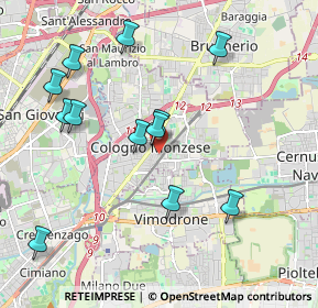 Mappa Via Benedetto Croce, 20093 Cologno Monzese MI, Italia (2.05917)