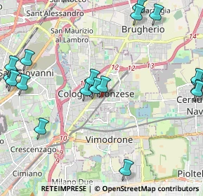 Mappa Via Benedetto Croce, 20093 Cologno Monzese MI, Italia (2.815)