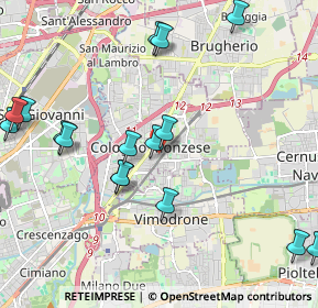 Mappa Via Benedetto Croce, 20093 Cologno Monzese MI, Italia (2.4)