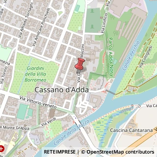 Mappa Via Giuseppe Mazzini, 35, 20062 Cassano d'Adda, Milano (Lombardia)