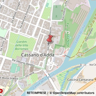 Mappa Via Giuseppe Mazzini, 33, 20062 Cassano d'Adda, Milano (Lombardia)