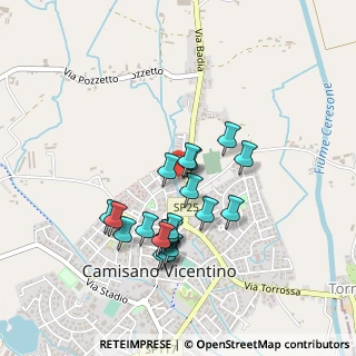Mappa Via delle Orchidee, 36043 Camisano Vicentino VI, Italia (0.3995)
