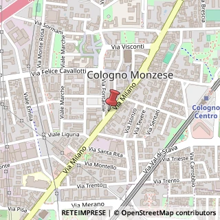 Mappa Via Milano, 28, 20093 Cologno Monzese, Milano (Lombardia)