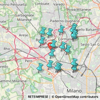 Mappa Via Artigianato, 20026 Novate Milanese MI, Italia (3.522)