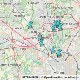 Mappa Via Artigianato, 20026 Novate Milanese MI, Italia (3.64091)