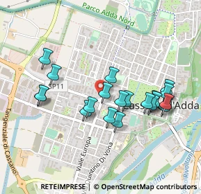 Mappa SPexSS11, 20062 Cassano d'Adda MI, Italia (0.434)