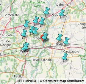 Mappa SPexSS11, 20062 Cassano d'Adda MI, Italia (6.36133)