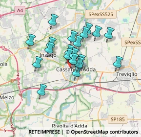 Mappa SPexSS11, 20062 Cassano d'Adda MI, Italia (2.735)