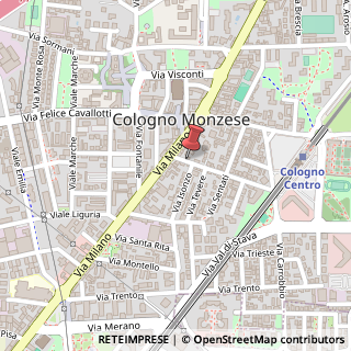 Mappa Via Santa Margherita, 7, 20093 Cologno Monzese, Milano (Lombardia)
