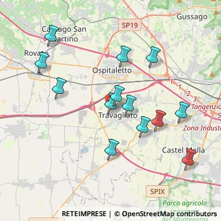 Mappa Via Cav. di V. Veneto, 25039 Travagliato BS, Italia (3.91692)