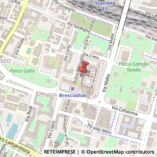 Mappa Via Creta, 46, 25124 Brescia, Brescia (Lombardia)