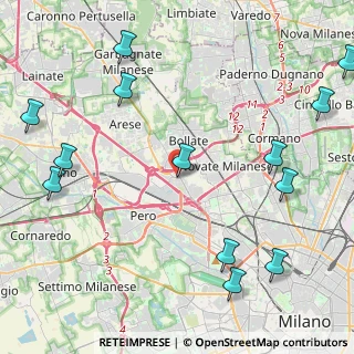 Mappa Via Monte Grigna, 20021 Milano MI, Italia (6.45438)