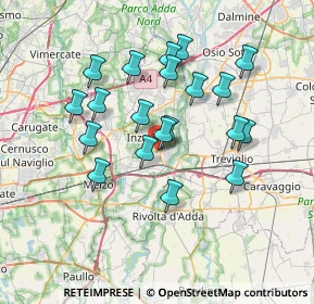 Mappa Via I. Newton, 20062 Cassano d'Adda MI, Italia (6.4295)