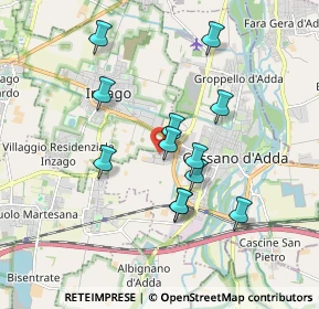 Mappa Via I. Newton, 20062 Cassano d'Adda MI, Italia (1.59583)