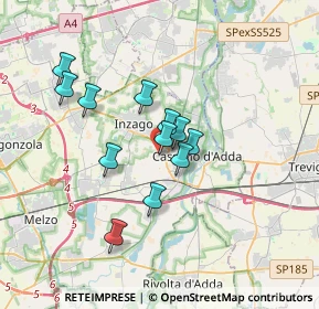 Mappa Via I. Newton, 20062 Cassano d'Adda MI, Italia (2.735)