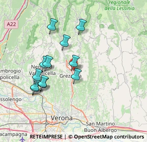 Mappa Via Catena, 37023 Grezzana VR, Italia (6.885)