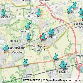 Mappa Via Milano, 20064 Gorgonzola MI, Italia (3.197)