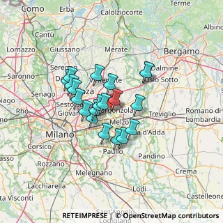 Mappa Via Milano, 20064 Gorgonzola MI, Italia (9.7925)