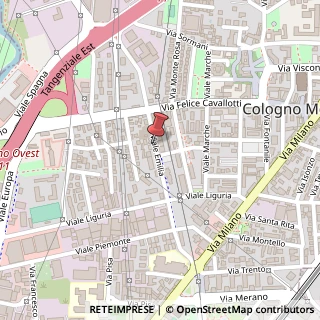 Mappa Viale Emilia, 59, 20093 Cologno Monzese, Milano (Lombardia)