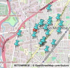 Mappa Viale Emilia, 20093 Cologno Monzese MI, Italia (0.4345)