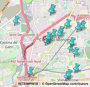 Mappa Viale Emilia, 20093 Cologno Monzese MI, Italia (1.1)