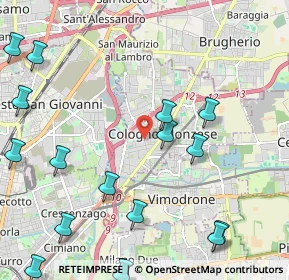 Mappa Viale Emilia, 20093 Cologno Monzese MI, Italia (2.93118)