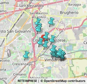 Mappa Viale Emilia, 20093 Cologno Monzese MI, Italia (1.44824)