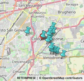 Mappa Viale Emilia, 20093 Cologno Monzese MI, Italia (1.09214)