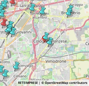 Mappa Viale Emilia, 20093 Cologno Monzese MI, Italia (3.3825)