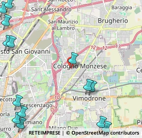 Mappa Viale Emilia, 20093 Cologno Monzese MI, Italia (3.48643)