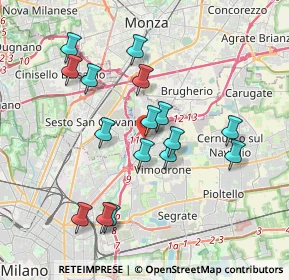 Mappa Viale Emilia, 20093 Cologno Monzese MI, Italia (3.51875)