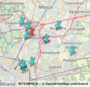 Mappa Viale Emilia, 20093 Cologno Monzese MI, Italia (4.24182)