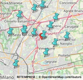 Mappa Viale Emilia, 20093 Cologno Monzese MI, Italia (4.02571)
