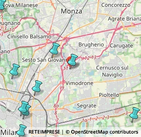 Mappa Viale Emilia, 20093 Cologno Monzese MI, Italia (7.20923)