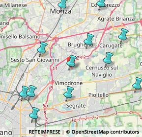 Mappa Via Amerigo Vespucci, 20093 Cologno Monzese MI, Italia (5.0325)