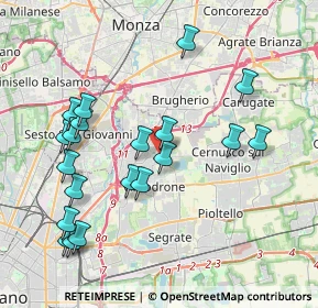 Mappa Via Amerigo Vespucci, 20093 Cologno Monzese MI, Italia (4.169)