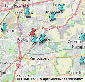 Mappa Via Amerigo Vespucci, 20093 Cologno Monzese MI, Italia (2.11571)