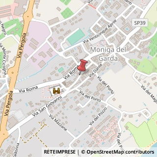 Mappa Via Vittorio Emanuele II, 12, 25080 Moniga del Garda, Brescia (Lombardia)