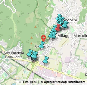 Mappa Via Caionvico, 25135 Brescia BS, Italia (0.831)