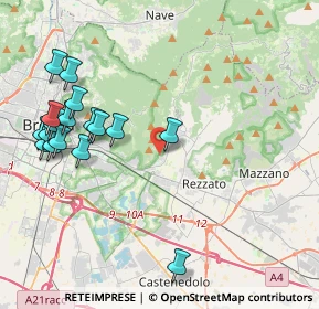 Mappa Via Caionvico, 25135 Brescia BS, Italia (4.69)