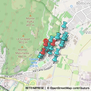 Mappa Via Caionvico, 25135 Brescia BS, Italia (0.31364)