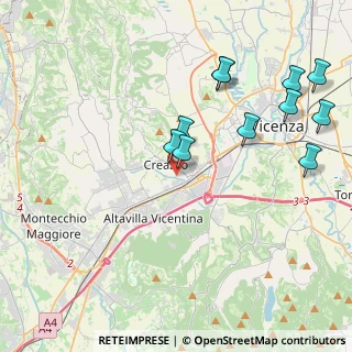 Mappa Via Brescia, 36051 Creazzo VI, Italia (4.39455)