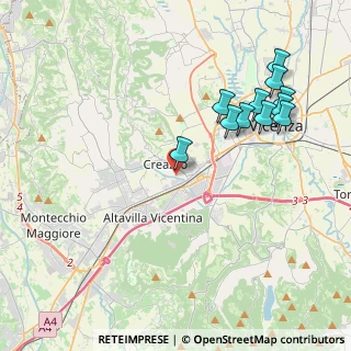 Mappa Via Brescia, 36051 Creazzo VI, Italia (4.35727)
