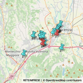 Mappa Via Brescia, 36051 Creazzo VI, Italia (2.504)
