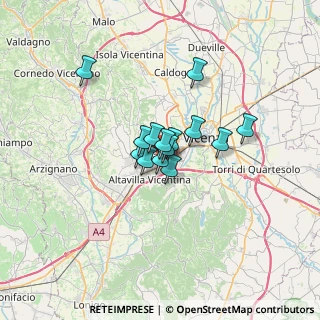 Mappa Via Brescia, 36051 Creazzo VI, Italia (3.78786)
