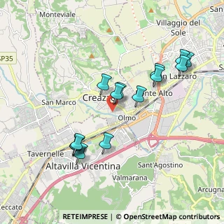 Mappa Via Brescia, 36051 Creazzo VI, Italia (1.83929)