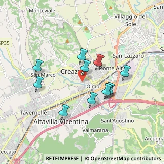 Mappa Via Brescia, 36051 Creazzo VI, Italia (1.59273)