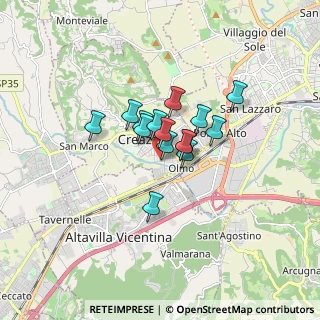 Mappa Via Brescia, 36051 Creazzo VI, Italia (0.99)